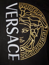 Glitter vinyl handmade Versace T-shirt