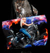 Motorcycle chick purse